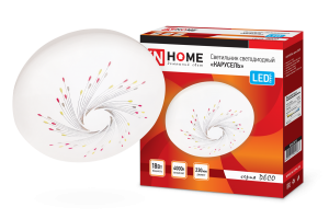 Светильник светодиодный серии DECO 12Вт 230В 6500К 780Лм 210х65мм КАРУСЕЛЬ IN HOME