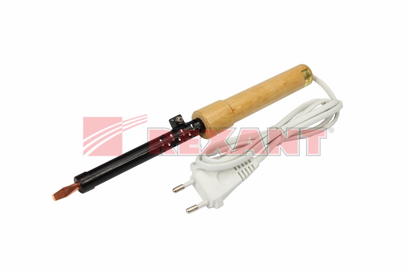 Паяльник с деревянной ручкой, серия ЭПСН, 40Вт, 230В, пакет REXANT